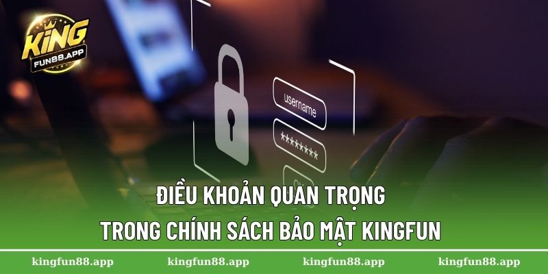 Điều khoản quan trọng trong chính sách bảo mật Kingfun