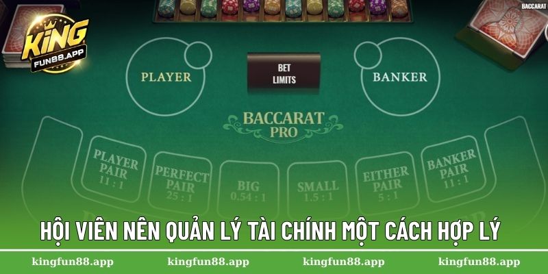 Hội viên nên quản lý tài chính một cách hợp lý
